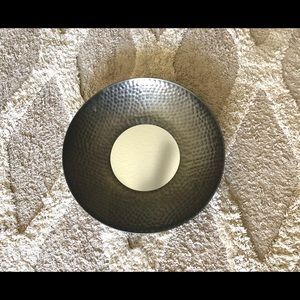 Decorative Gray Metal Rustic Mirror